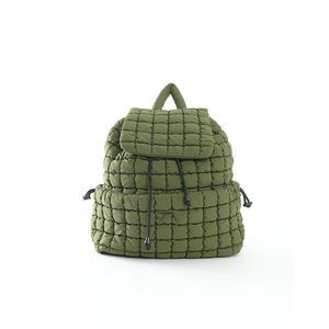 Puffer Backpack for Women Lightweight Quilted Hiker Pack with Drawstring😄